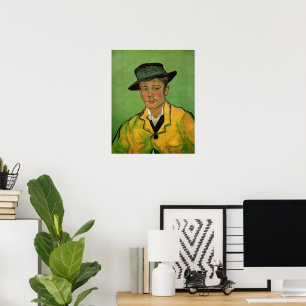 Poster Van Gogh, retrato de Armand Roulin, arte do