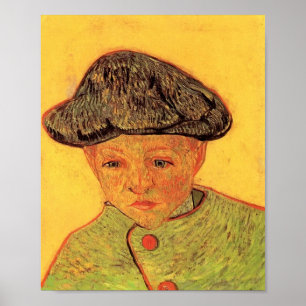 Póster Van Gogh - retrato de Camilo Roulin