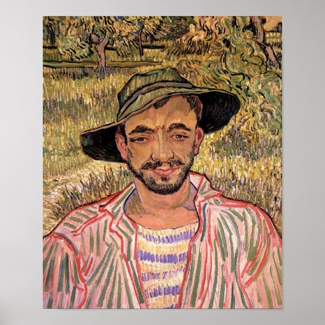 Poster Van Gogh - Retrato de um Jovem Camponês (Frente)