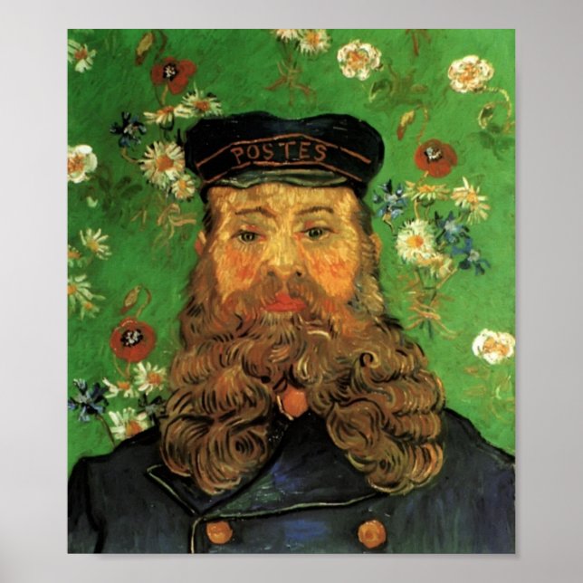 Póster Van Gogh - Retrato do carteiro Joseph Roulin (Frente)