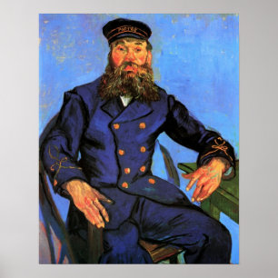Póster Van Gogh, Retrato do Carteiro Joseph Roulin