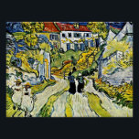 Póster Van Gogh - Stairway at Auvers,<br><div class="desc">Pintura de Vincent Van Gogh,  Stairway em Auvers.</div>