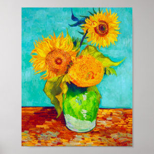 Poster Van Gogh Sunflower
