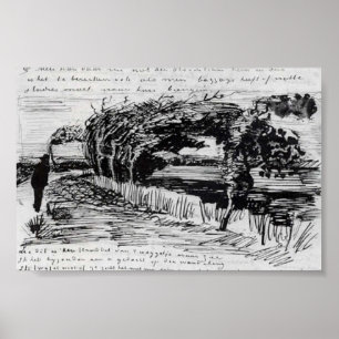 Póster Van Gogh - trajeto à praia