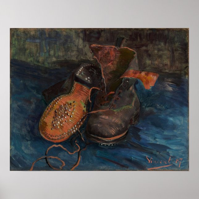 Poster Van Gogh - Um Par de Botas 1887 (Frente)