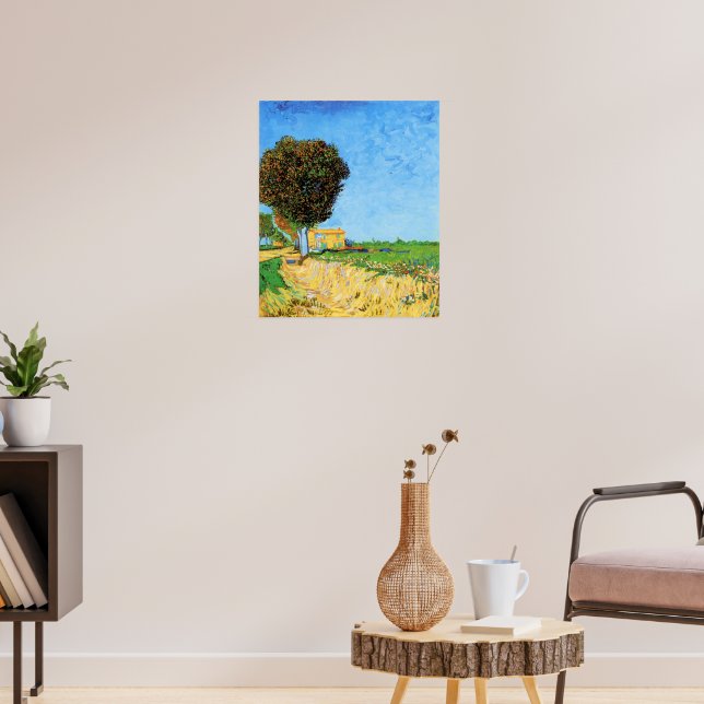 Poster Van Gogh - Uma Estrada perto de Arles, (Sala de Estar 3)