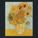 Póster van Gogh - Vase com Doze Girassóis (1888)<br><div class="desc">A arte do pintor impressionista holandês Vincent van Gogh (1853-1890).</div>