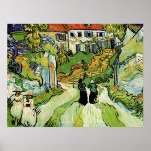 Poster Van Gogh - Village Street e Steps in Auvers