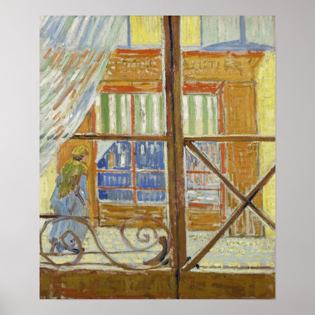 Poster Van Gogh - Vista de um Compro de Carniceiro (Frente)