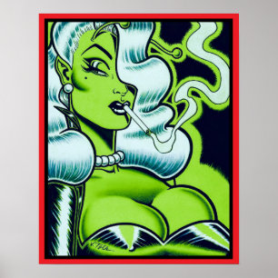 Poster Vana DeVinyl™/Dame Perigoso