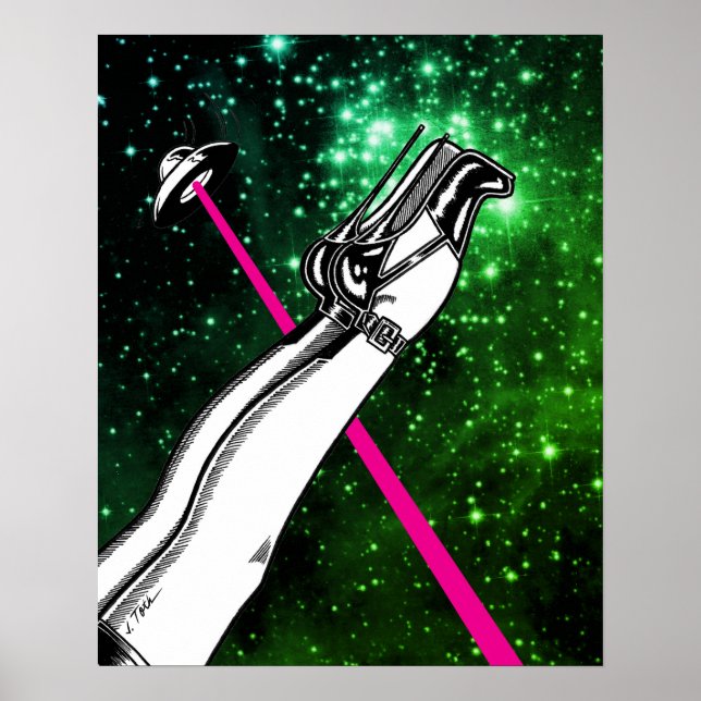 Poster Vana DeVinyl™/High Heels in Space (Frente)