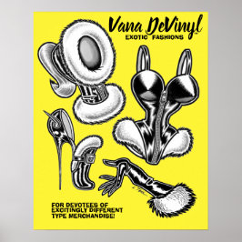 Poster Vana DeVinyl™/Modas Exóticas