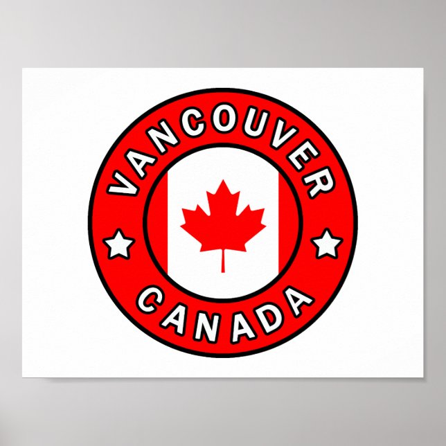 Póster Vancouver Canadá (Frente)