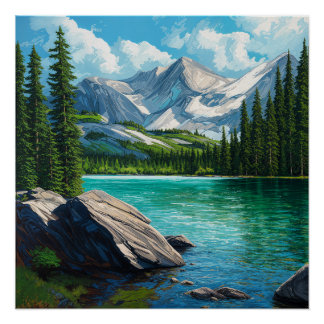 Póster Vancouver Island Nature Art