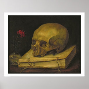 Póster Vanitas, c.1644 (óleo em canvas)