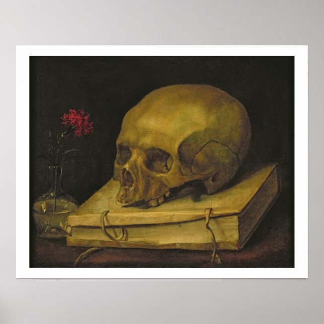 Póster Vanitas, c.1644 (óleo na canvas) (Frente)