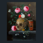 Poster Vanitas Still Life (ca.1665–1670)<br><div class="desc">Vanitas Still Life (ca.1665–1670) painting by Jan van Kessel</div>