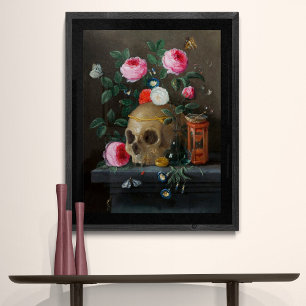 Poster Vanitas Still Life Skull