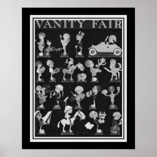 Poster Vanity Fair 1921 "interesses "