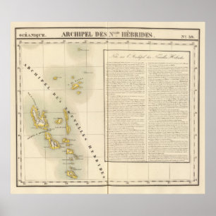 Póster Vanuatu Oceania nenhuns 39