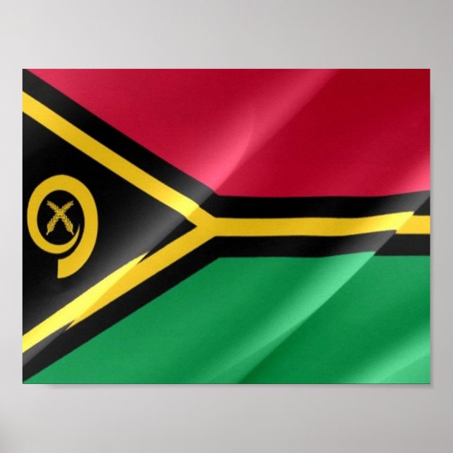Poster Vanuatu - Sinalizador de onda - (Frente)