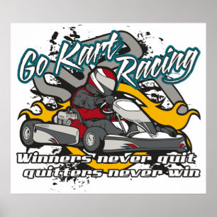 Póster Vão os vencedores de Kart