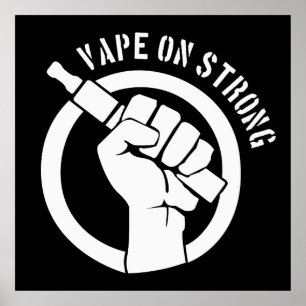Poster Vape em forte
