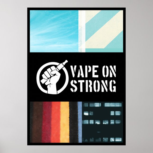 Poster Vape On Strong (Frente)