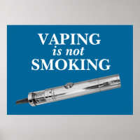 Vaping não está fumando