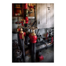 Vapor - Canalização - Vire a válvula