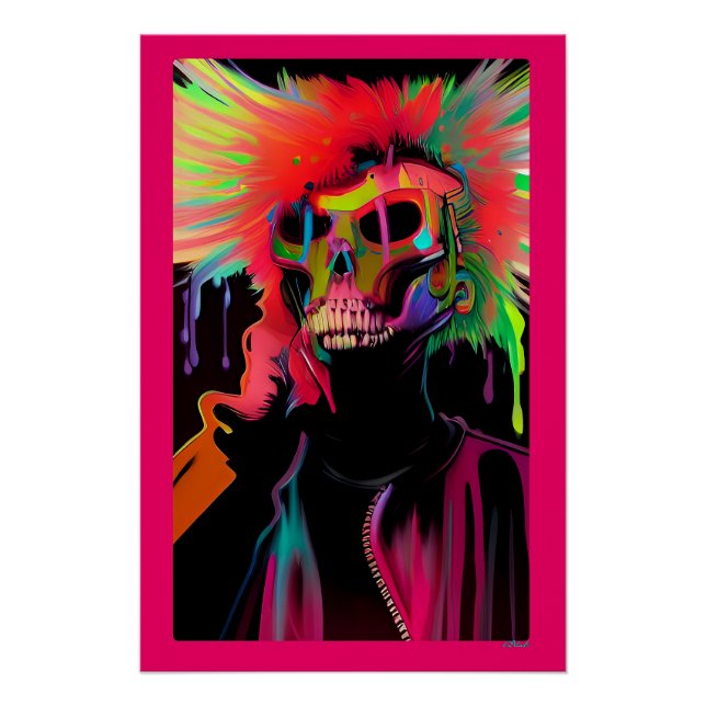 Póster Vaporface Death Rattle (Frente)
