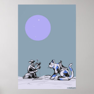 Poster Vaqueiro do gatinho
