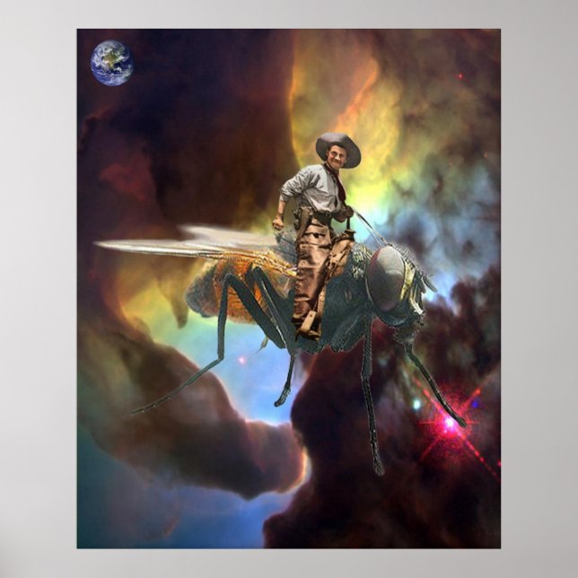 Póster Vaqueiro espacial (Frente)