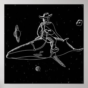 Poster Vaqueiro espacial