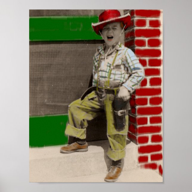 Poster vaqueiro urbano (Frente)