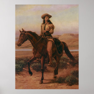 Poster Vaqueiros Antigos, Buffalo Bill no Charlie por Car