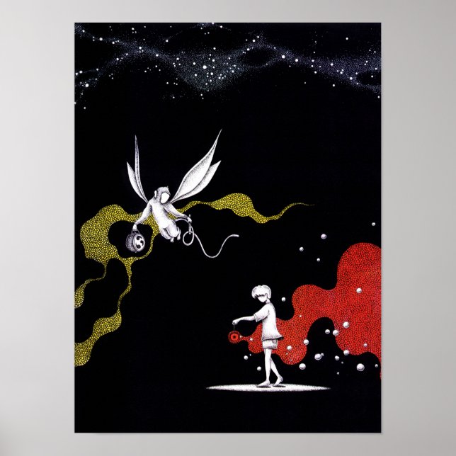 Poster Varetas de estrelas na minha memória. (Frente)