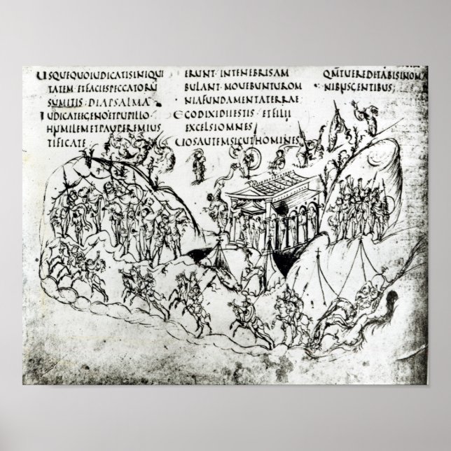 Poster Várias cenas ilustrando um salmo 2 (Frente)