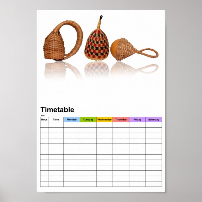 Póster Várias corridas/Calendário (Frente)