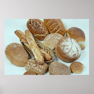 Póster Variedade do pão