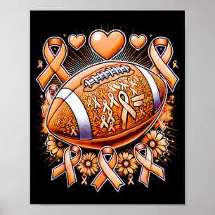 Poster Vários amantes de futebol do girassol da fita lara