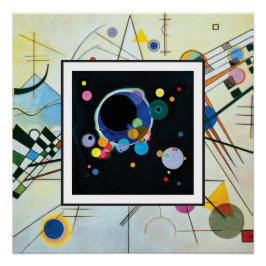 Póster Vários círculos na composição VIII por Kandinsky