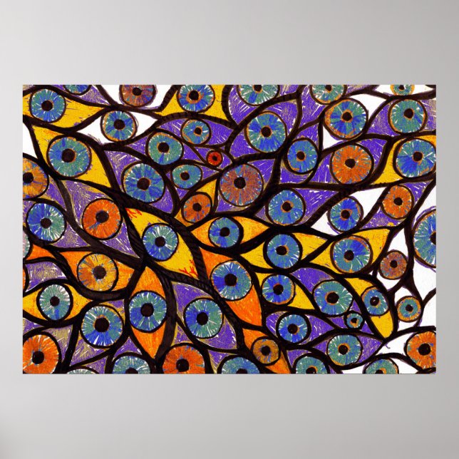 Póster Vários Olhos (Frente)