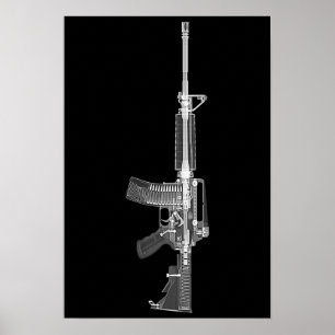 Poster Varredura de AR-15 CT/poster do raio X