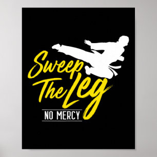Poster Varrer a Perna Karate Artes Marciais