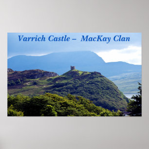 Poster Varrich Castle - MacKay Clan