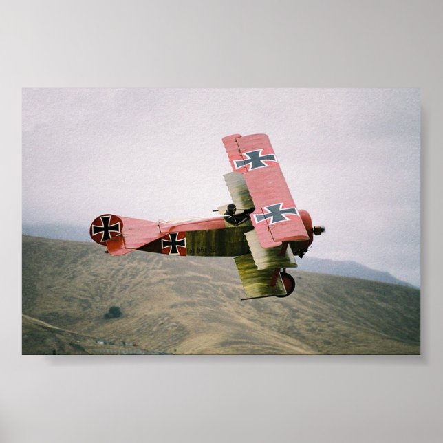 Poster Varsóvia Clássica: Fokker Dr.1 Tri-Plane (Frente)
