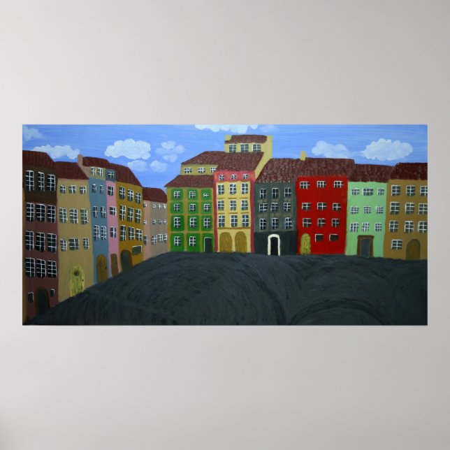 Póster Varsóvia, Polônia (Frente)