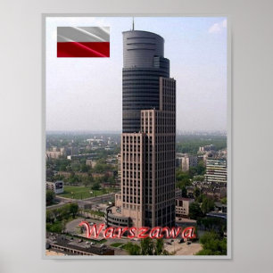 Poster Varsóvia - Torre Comercial - Polônia -