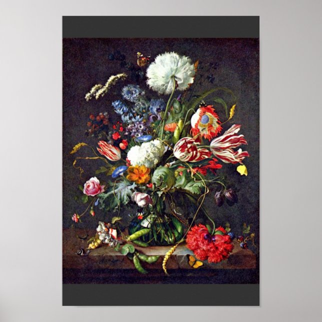 Póster Vase By Heem Jan Davidsz De (Melhor Qualidade) (Frente)